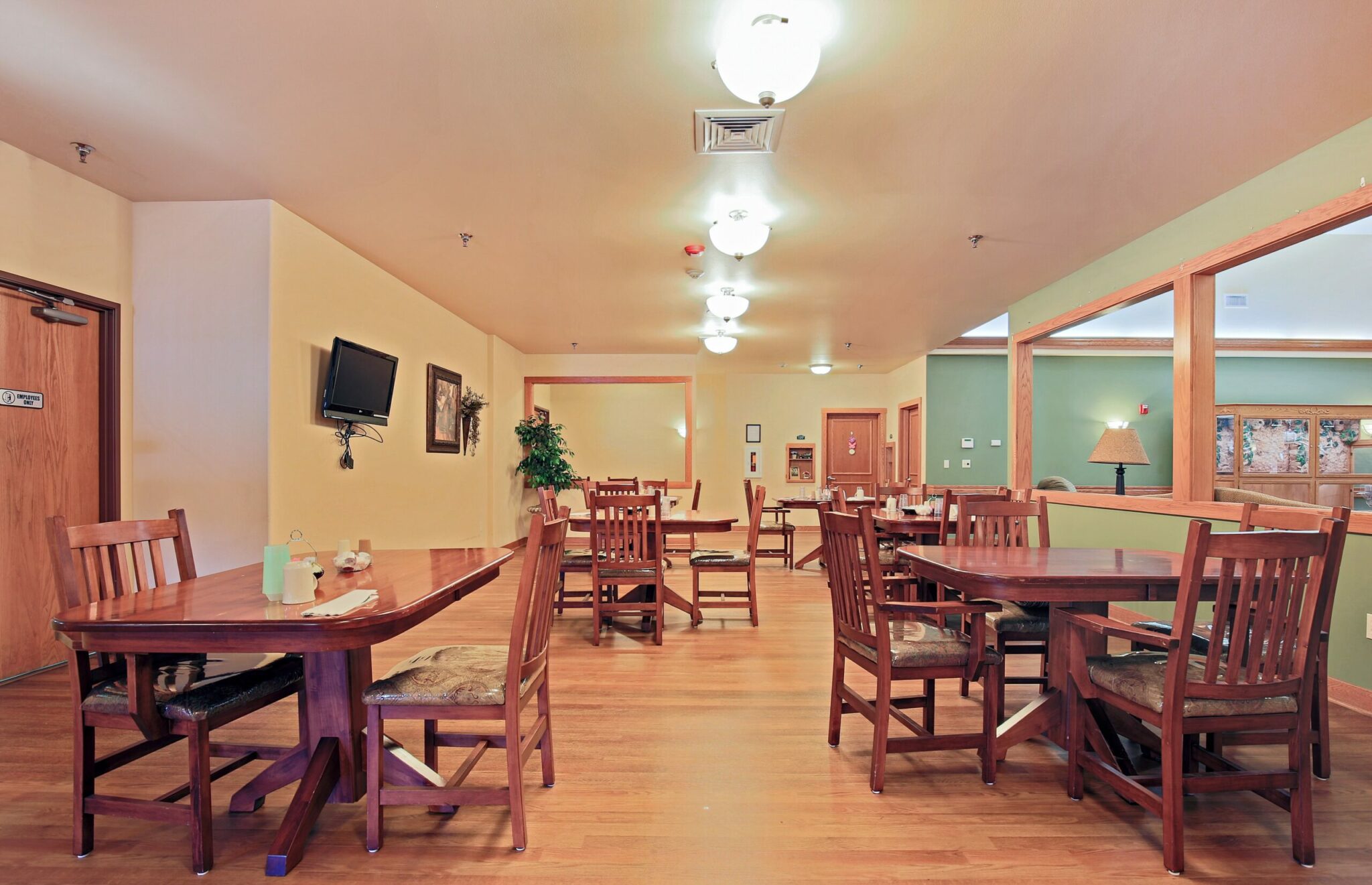 Activity room at a senior living community in Wisconsin Rapids, Wisconsin