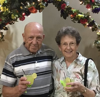 A couple enjoying margaritas in Macedonia, Ohio.