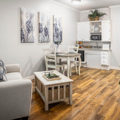 The Waterford on Cooper model apartment