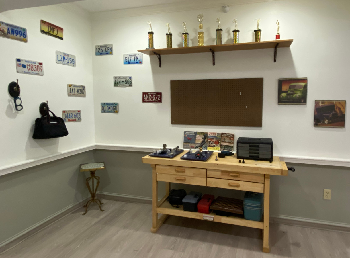 Workbench Life Station inside Magnolia Trails
