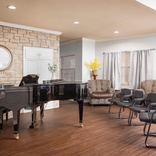 Good Tree piano and activity room
