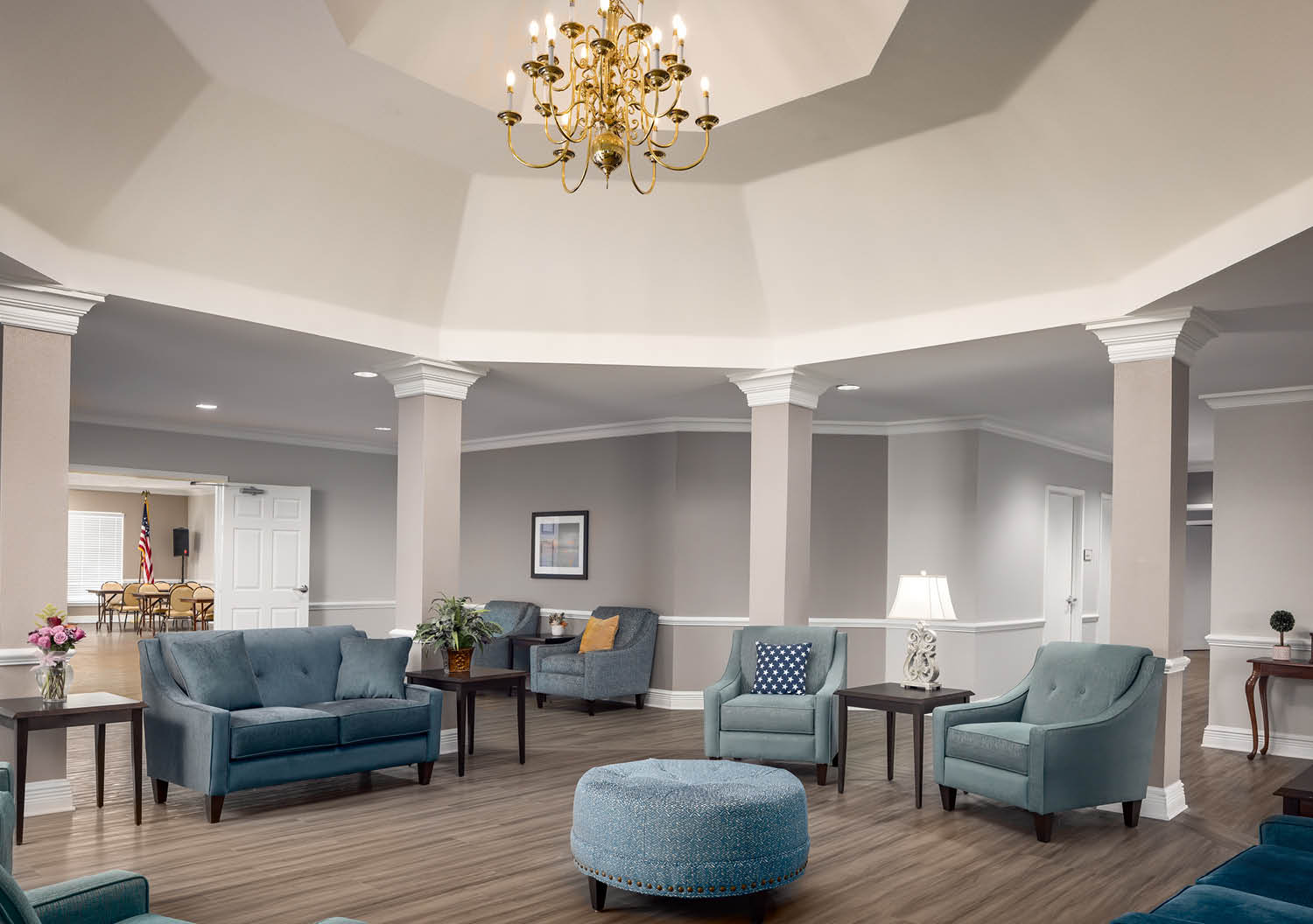 The Wellington at North Richland Hills common room