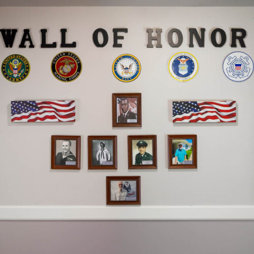 Whitley Place Wall of Honor