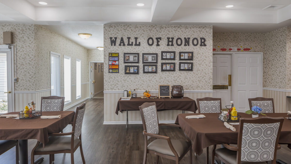 Autumn Glen Interior WallofHonor 01