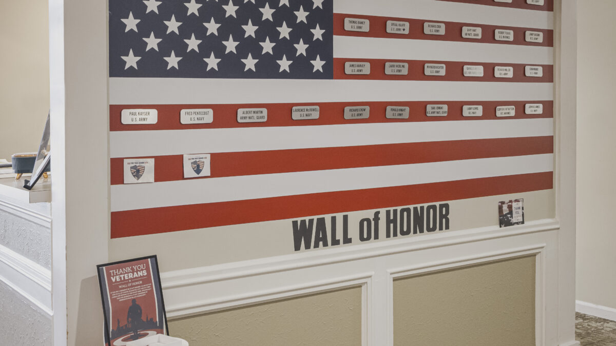 Georgetowne Place Interior WallofHonor 01