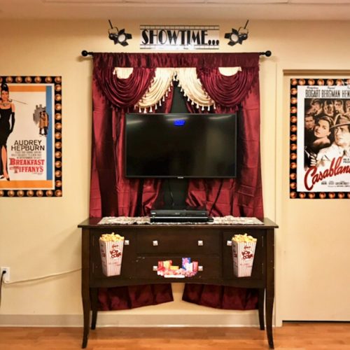 Theater display in a Life Station from Magnolia Trails program