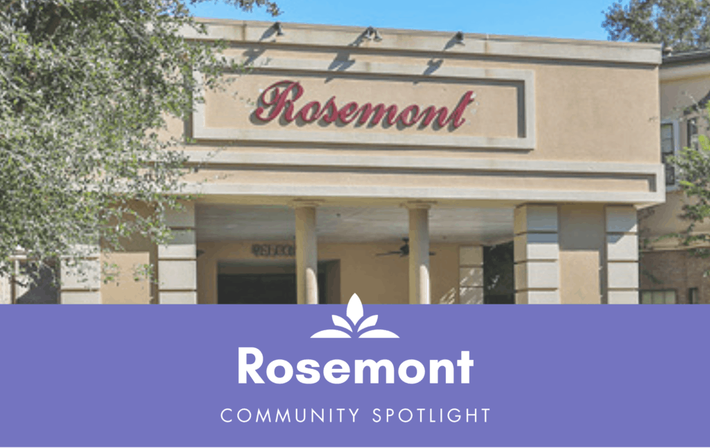 Rosemont senior living in Humble, Texas.