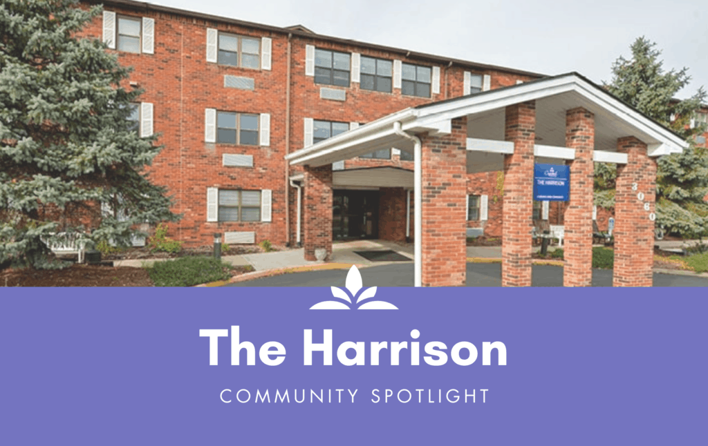 Outside view of a senior living community in Indianapolis, Indiana.
