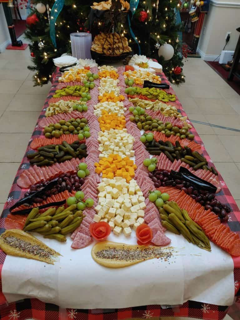 Charcuterie board at the Waterford at Ironbridge senior living community in Springfield, Missouri.