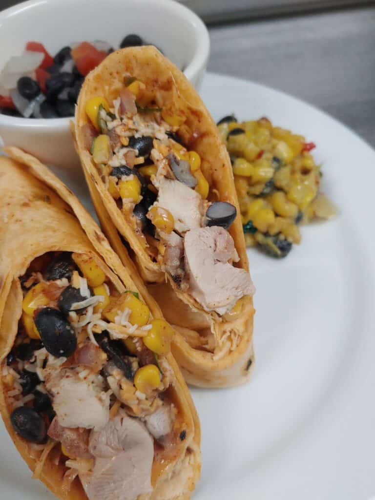Southwest chicken wrap at the Waterford at Ironbridge senior living community in Springfield, Missouri.