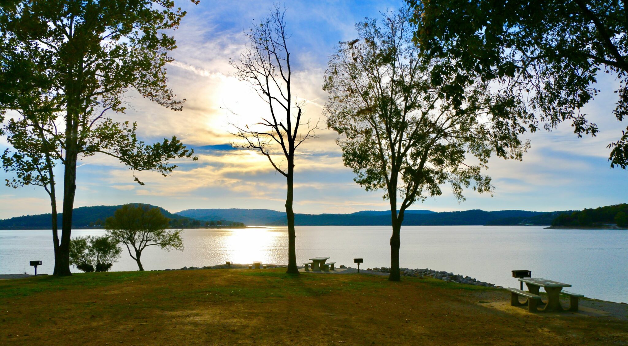 Sunset at Bull Shoals Lake, Baxter County, Arkansas