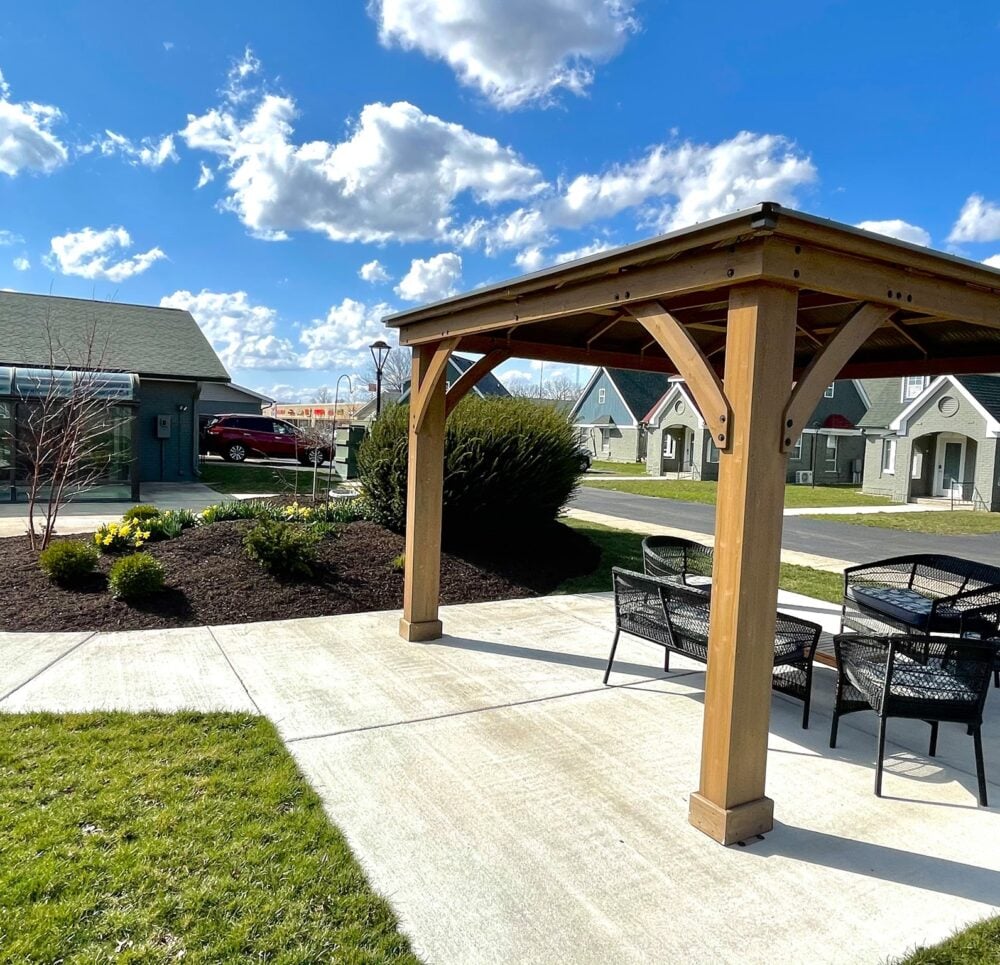 oaks at brownsburg outdoor gazebo