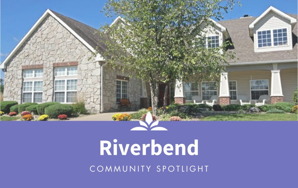 Image that says, "Riverbend Community Spotlight"