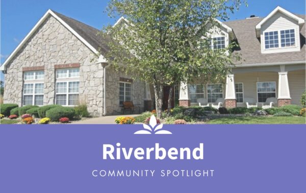 Image that says, "Riverbend Community Spotlight"