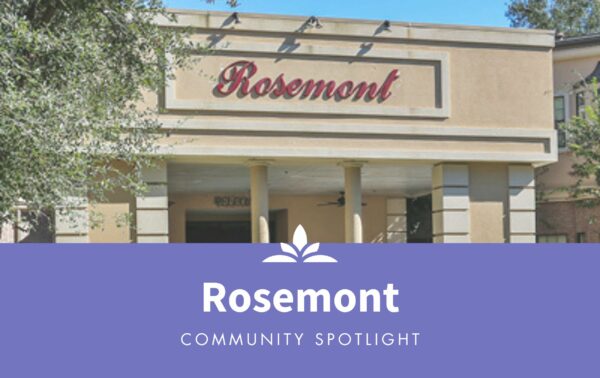 Image that says, "Rosemont Community Spotlight"