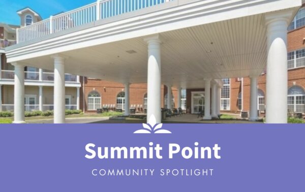 Header image that reads, "Summit Point Community Spotlight"