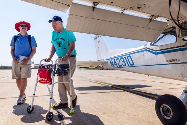 80-year old pilot returns to the sky after stroke as part of Tree of Dreams program