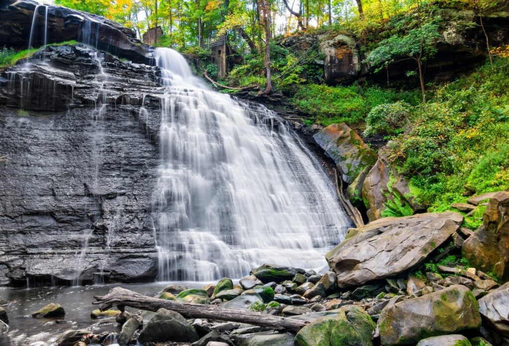 Brandywine Falls in Cuyahoga Valley National Park, Ohio, near Macedonia