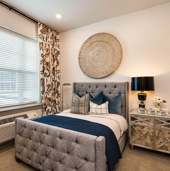 A bedroom at Louisville