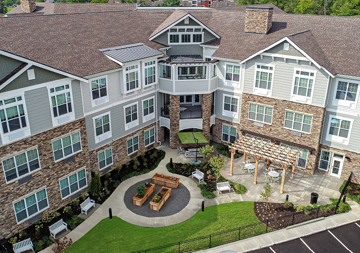 Louisville exterior aerial shot