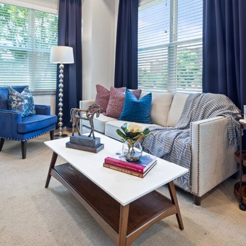 Mayfield senior living community living room