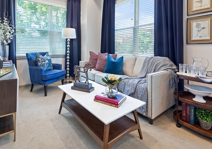 Mayfield senior living community living room