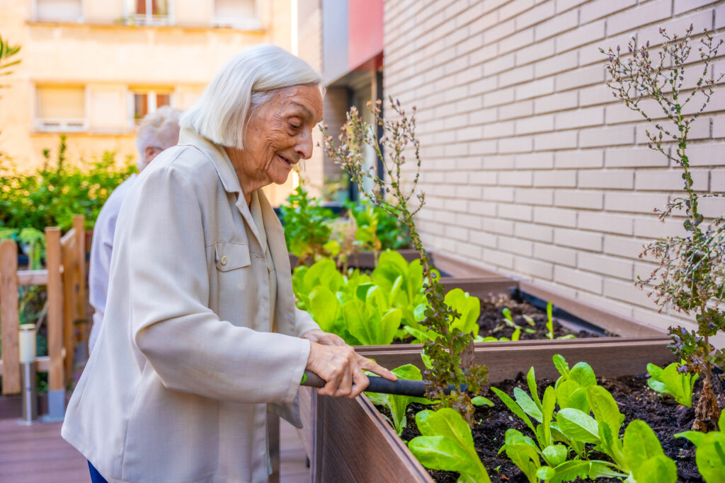 senior gardening