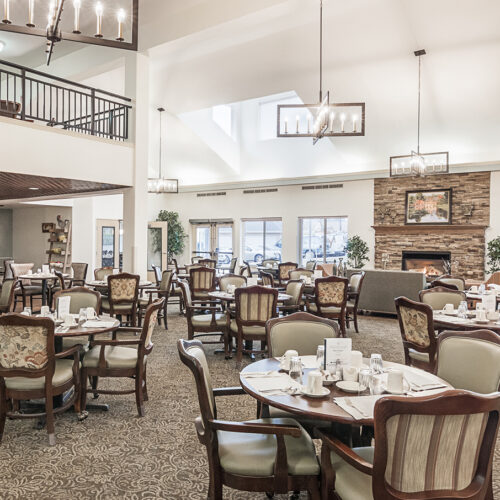 White bear dining room