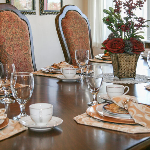 Middleton Crossing dining area