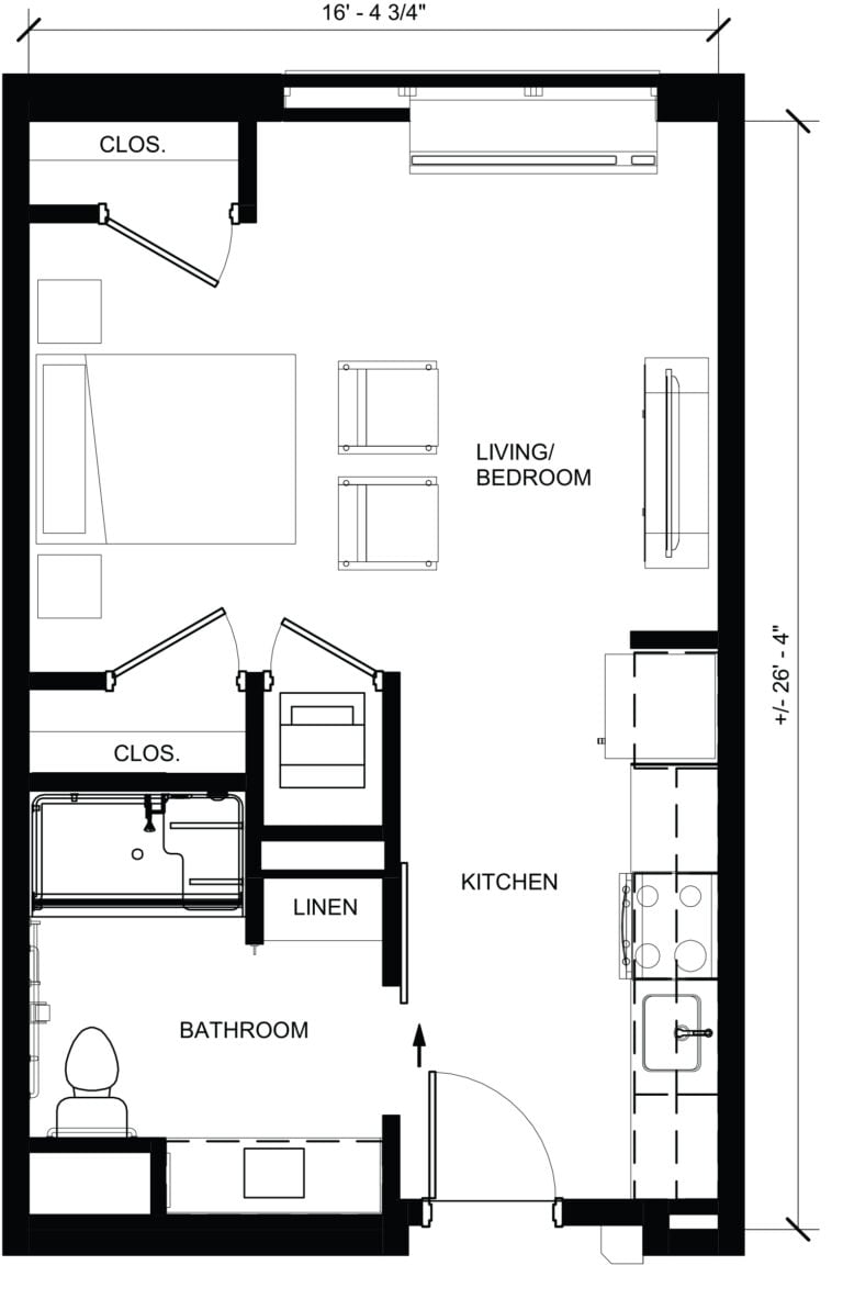 The Ashton at Mayfield Heights Floor Plan Studio