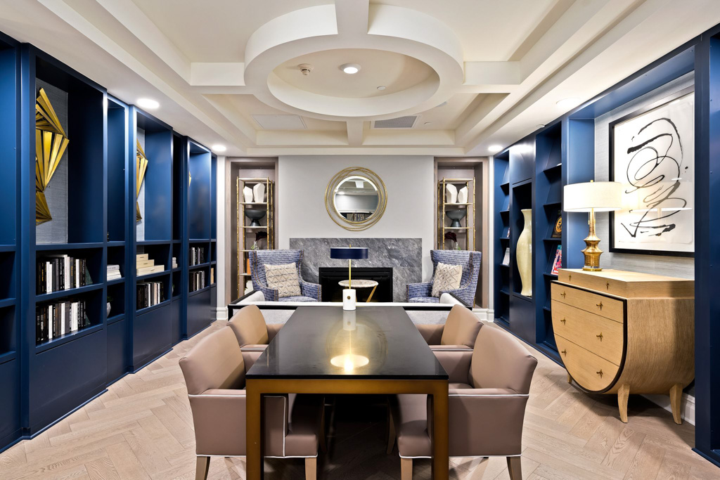 The Ashton on the Plaza_Interior_Library_01