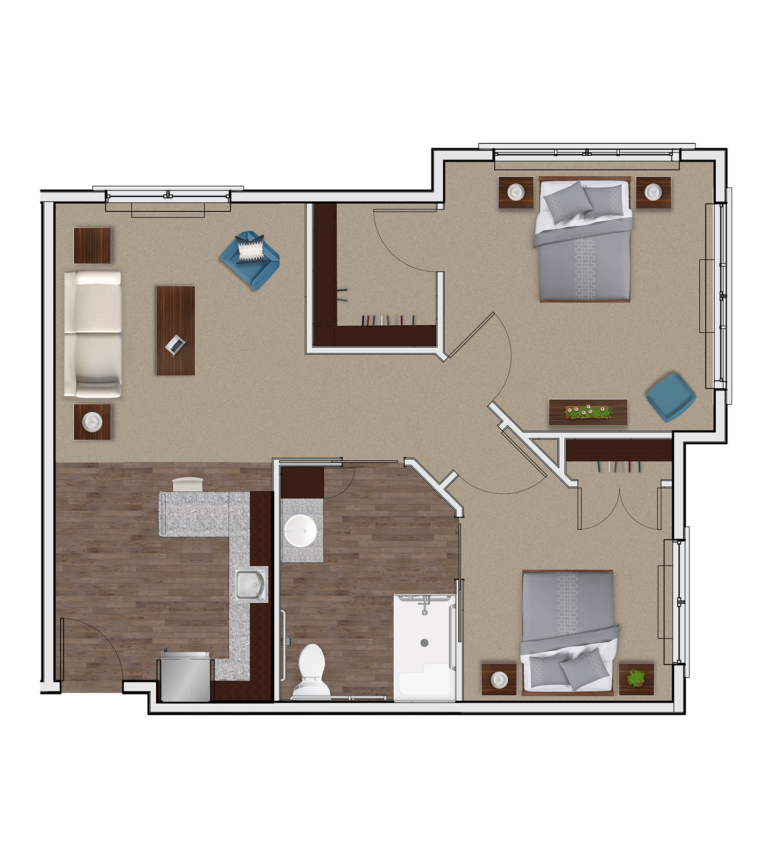 The Ashton on Anderson Two bedroom