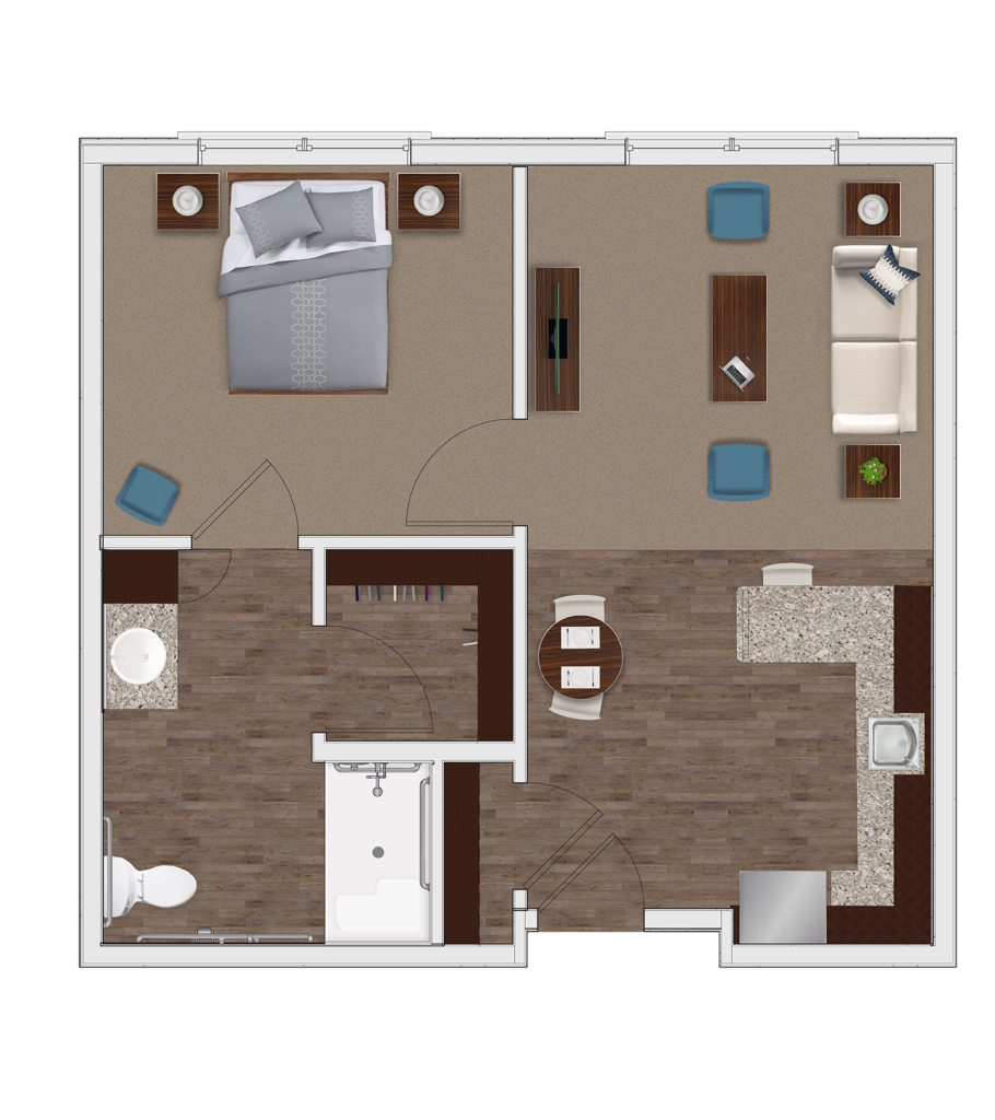 The Ashton on Dorsey AL one bedroom