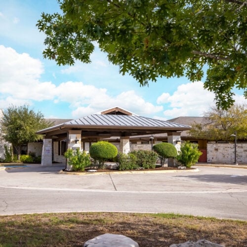 The Waterford at Round Rock front entrance