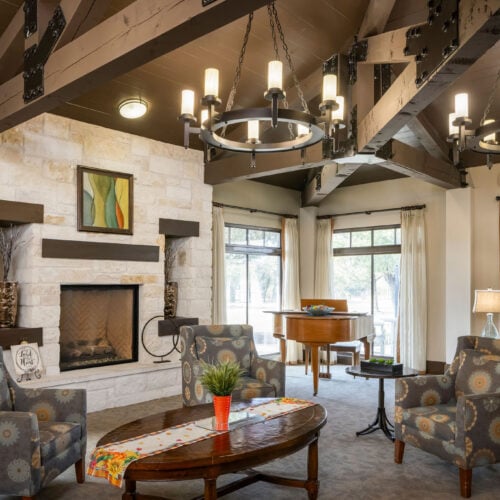 The Waterford at Round Rock main lobby