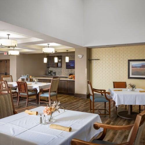 The Waterford at Round Rock dining room