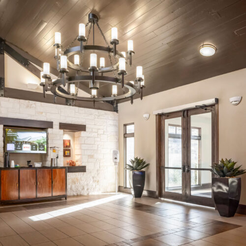 The Waterford at Round Rock main lobby
