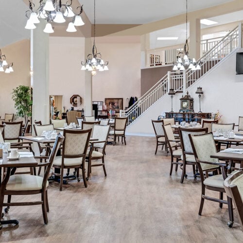 Middleton Crossing dining area