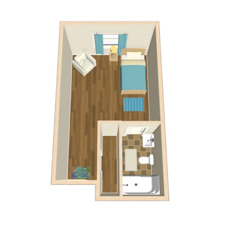 The Waterford at Shavano Park studio for assisted living