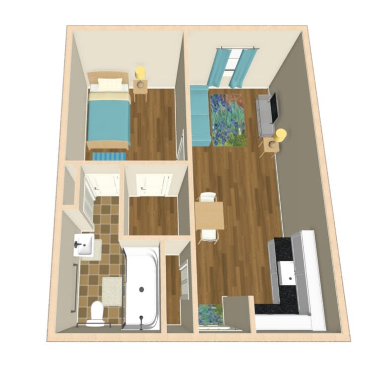 The Waterford at Westover assisted living one bedroom deluxe