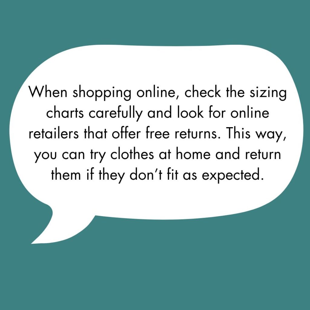 Graphic calling out shopping online quoted from the blog