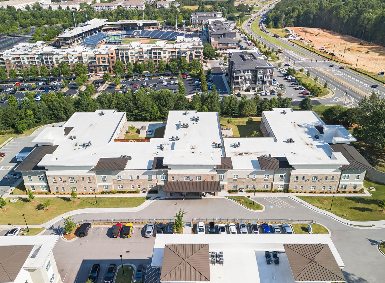 The Addison of Gwinnett Park aerial view