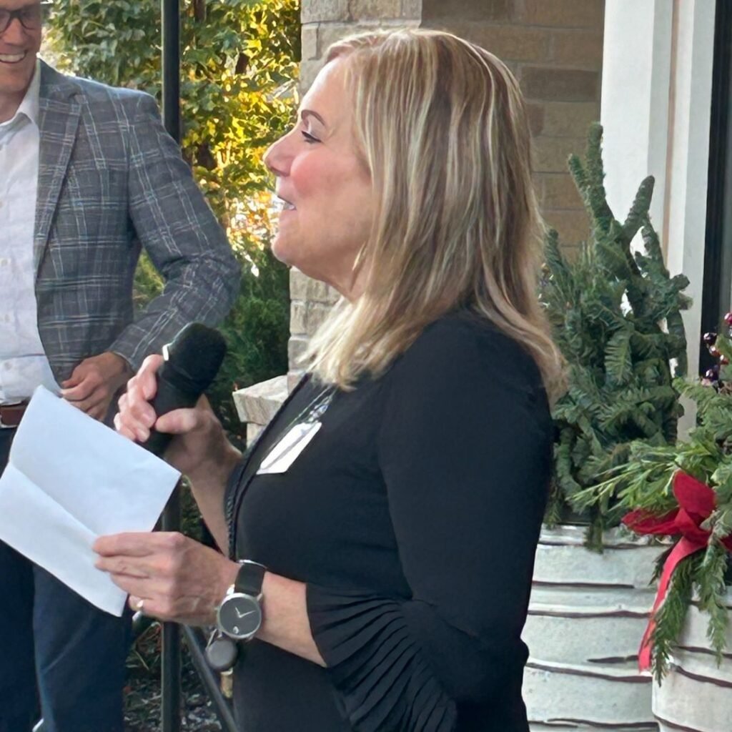 Speeches were made by the team to celebrate their Grand Opening
