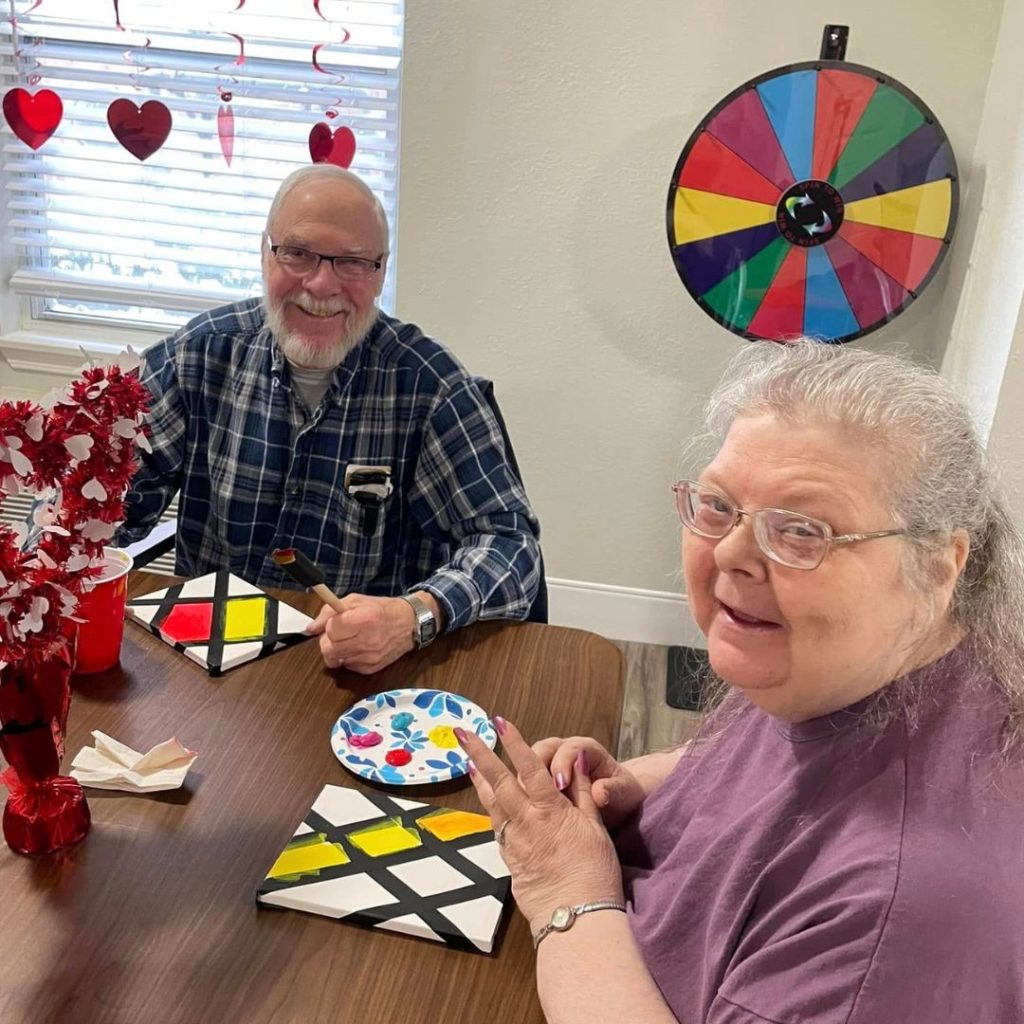 Magnolia Trails residents create tape paintings