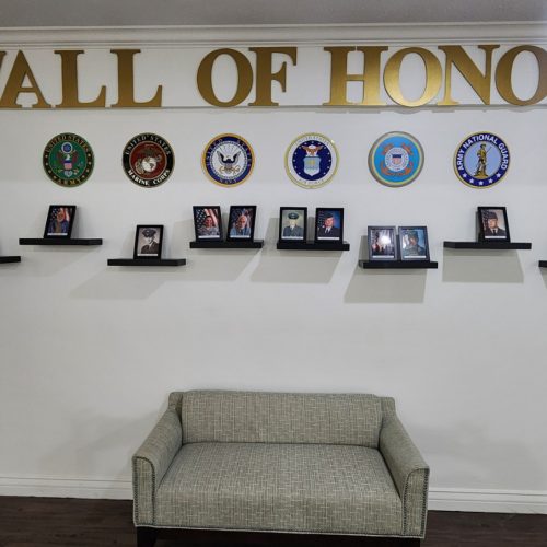 Wall of Honor at Greenbriar Village in Indianapolis
