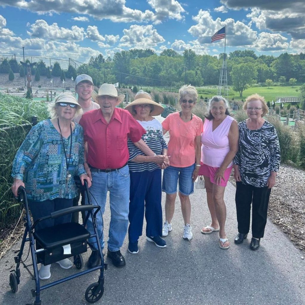 Group outing at a park