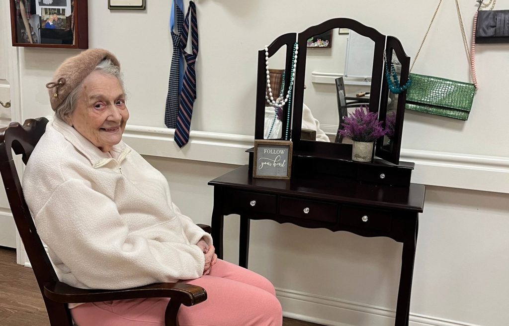 Resident enjoying Life Stations