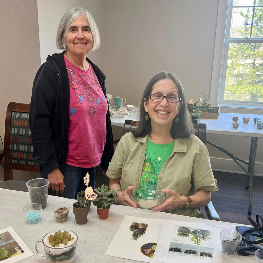 Residents gather for Earth Day crafts