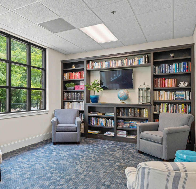 The Addison of Alpharetta library