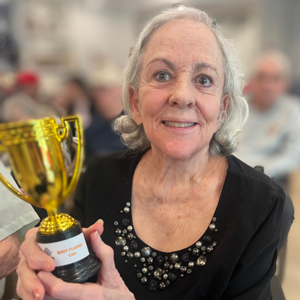Resident Pinewood Derby winner